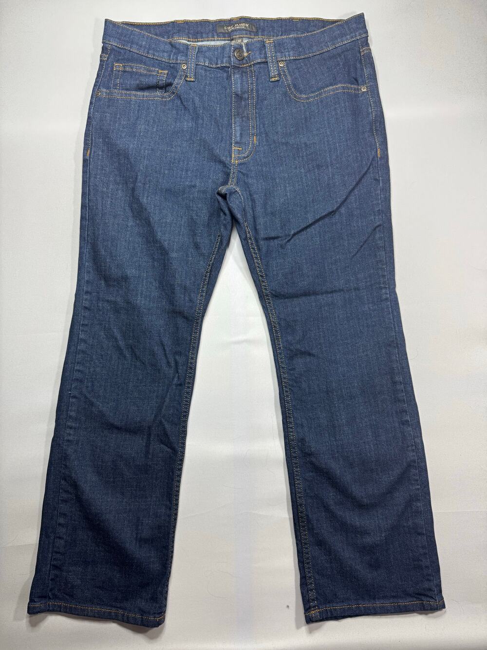 Cody James Men's Jackson Slim Straight Leg Blue Denim Jeans - 38x30 (38x29.5)